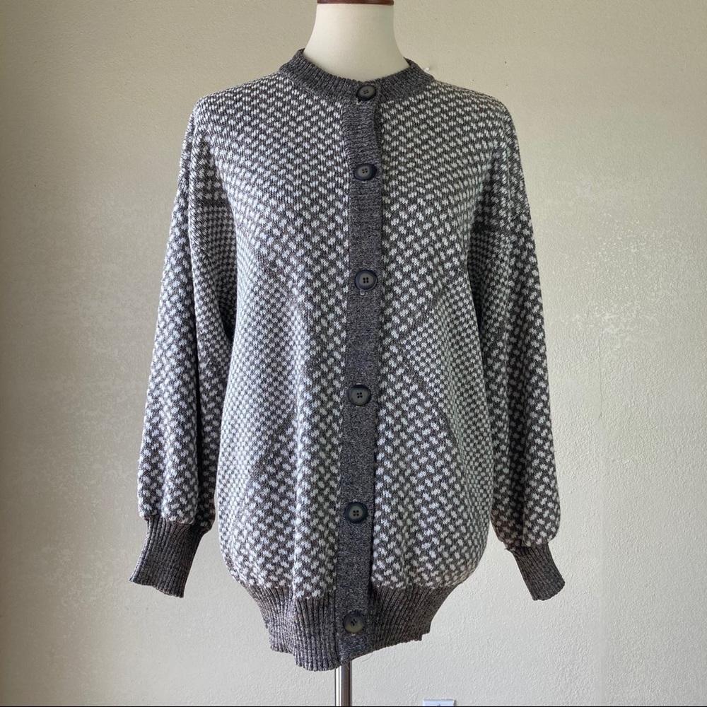 Vintage 90's Neutral Chunky Knit Cardigan